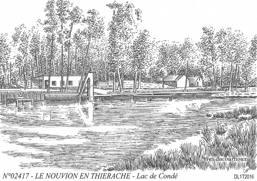 N 02417 - LE NOUVION EN THIERACHE - lac de condé